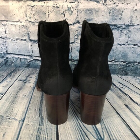 Splendid Black Suede Ankle Booties size 10 - Picture 3 of 4